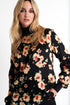 Shan Soie Mock neck silk blouse